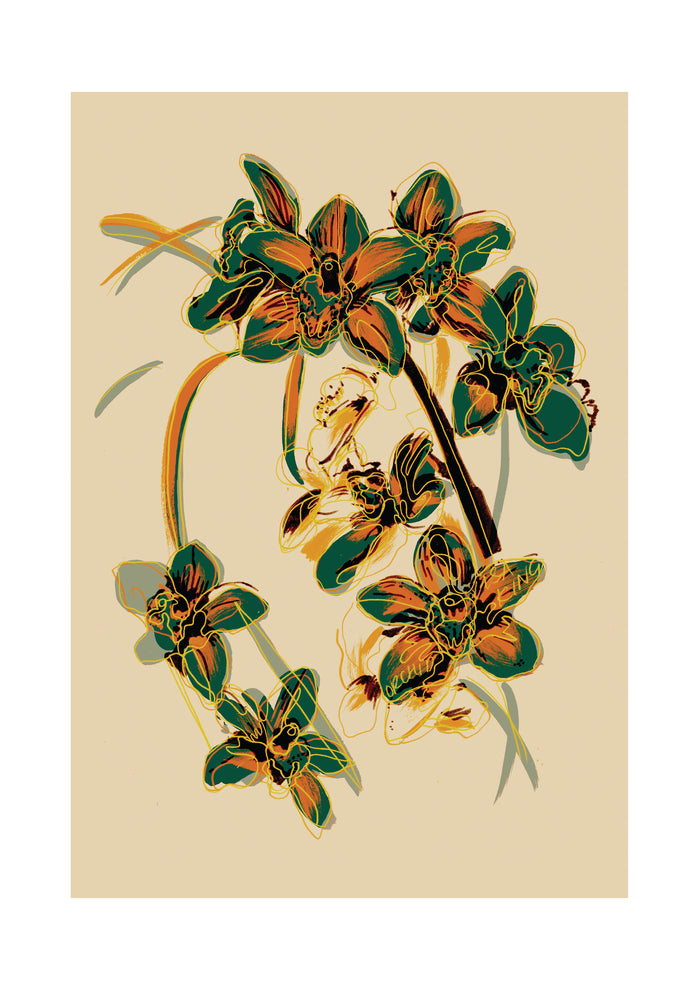 ORCHID ART PRINT
