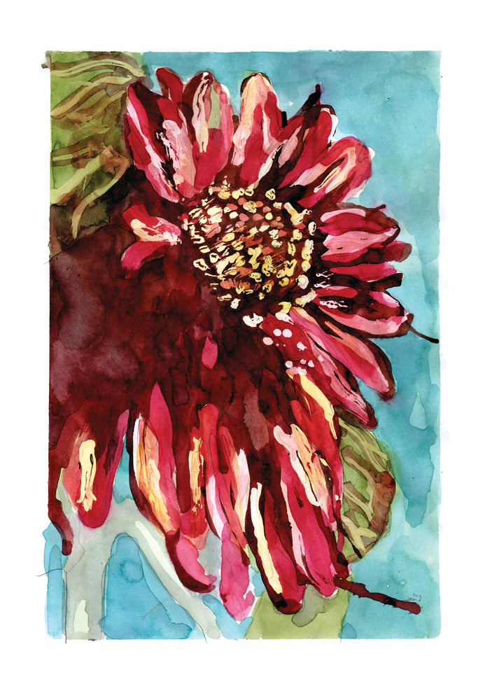 SUNFLOWER ART PRINT