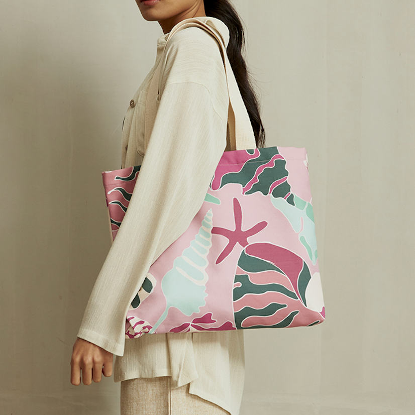 Lola Reversible Tote Pink