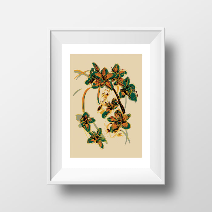 ORCHID ART PRINT