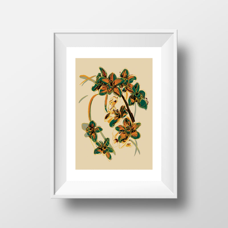 ORCHID ART PRINT